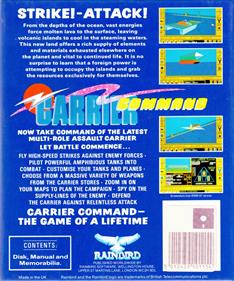 Carrier Command - Box - Back Image