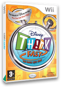 Disney Th!nk Fast: The Ultimate Trivia Showdown - Box - 3D Image