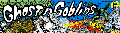 Ghosts'n Goblins - Arcade - Marquee Image