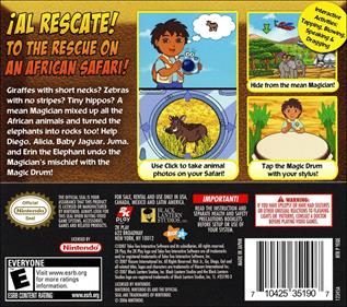 Go Diego Go!: Safari Rescue - Box - Back Image
