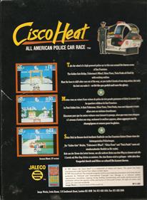 Cisco Heat: All American Police Car Race - Box - Back Image
