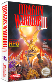 Dragon Warrior III - Box - 3D Image
