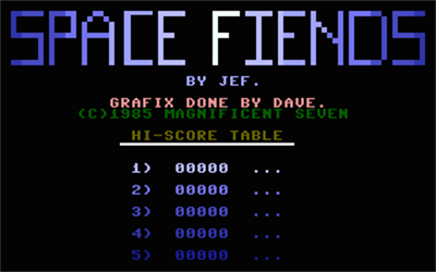 Fiends - Screenshot - Game Title Image