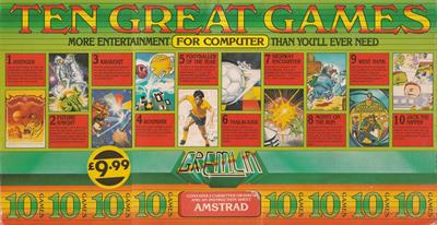 Ten Great Games - Box - Front Image