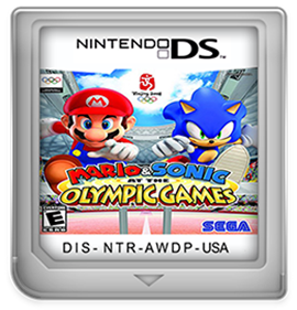 Mario & Sonic at the Olympic Games - Fanart - Cart - Front