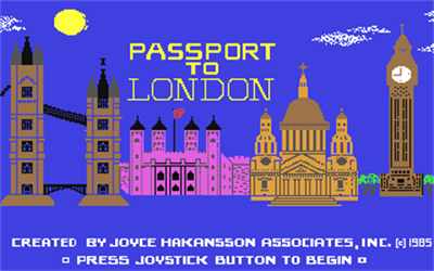 Passport to London - Screenshot - Game Title Image