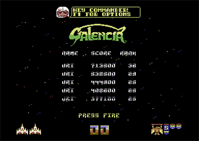 Galencia - Screenshot - High Scores Image