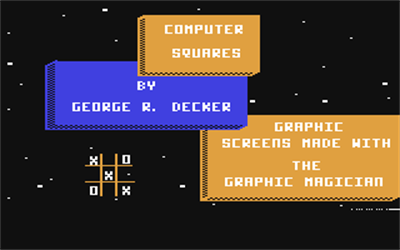 Computer Squares - Screenshot - Game Title Image