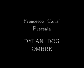 Dylan Dog 4: Ombre - Screenshot - Game Title Image