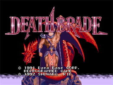 Death Brade - Screenshot - Game Title Image