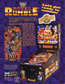 WWF Royal Rumble - Advertisement Flyer - Back Image