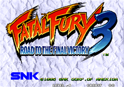 Fatal Fury 3: Road to the Final Victory - Screenshot - Game Title Image