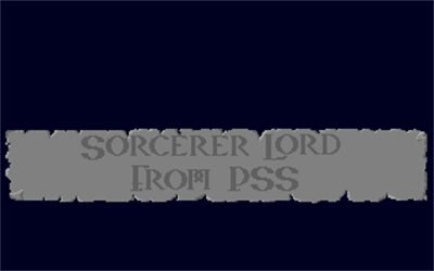 Sorcerer Lord - Screenshot - Game Title Image