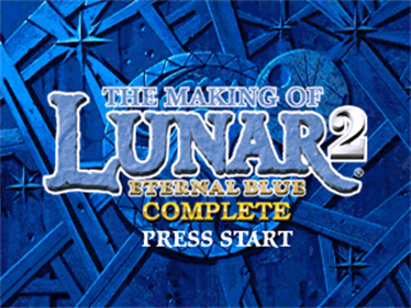 Lunar 2: Eternal Blue Complete - Screenshot - Game Title Image