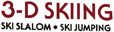 3-D Skiing - Clear Logo Image