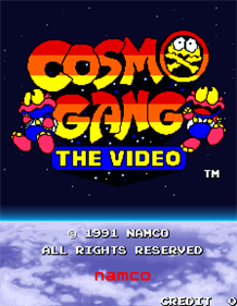 Cosmo Gang: The Video - Screenshot - Game Title