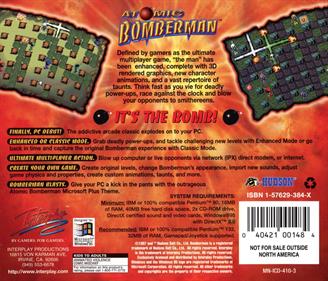 Atomic Bomberman - Box - Back Image