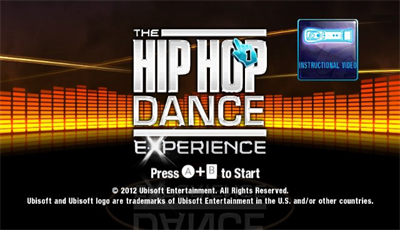 The Hip Hop Dance Experience - Screenshot - Game Title Image