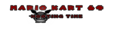 Mario Kart 64: Hooting Time - Clear Logo Image