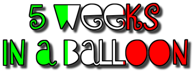 5 Weeks in a Balloon - Clear Logo Image