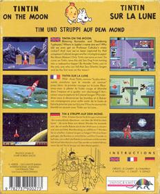 Tintin on the Moon - Box - Back Image