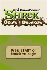 Shrek: Ogres & Dronkeys - Screenshot - Game Title Image