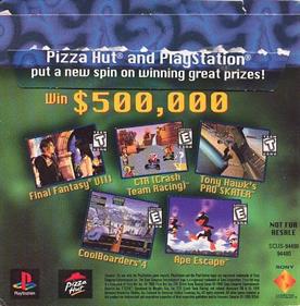 Pizza Hut Disc 1 - Box - Back Image