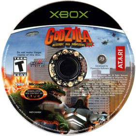 Godzilla: Destroy All Monsters Melee - Disc Image