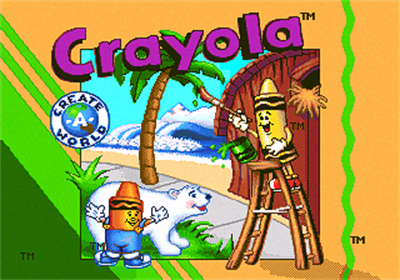 Crayola Crayons: Create a World - Screenshot - Game Title Image