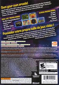 Namco Museum: Virtual Arcade - Box - Back Image