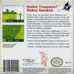 The Adventures of Rocky and Bullwinkle and Friends - Box - Back Image