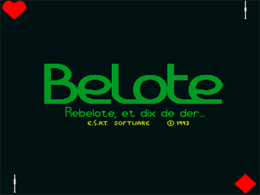 Belote - Screenshot - Game Title Image