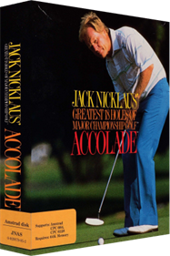 Jack Nicklaus' Greatest 18 Holes of Major Championship Golf - Box - 3D Image