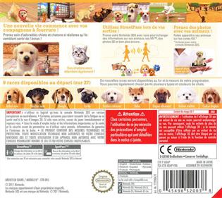 Nintendogs + Cats: Golden Retriever & New Friends - Box - Back Image
