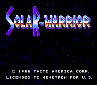 Solar-Warrior - Screenshot - Game Title Image