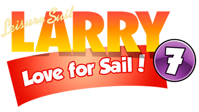 Leisure Suit Larry 7 - Love for Sail - Clear Logo Image