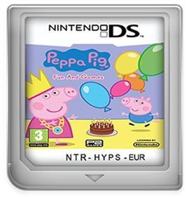 Peppa Pig: Fun and Games - Fanart - Cart - Front Image