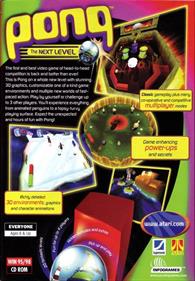 Pong: The Next Level - Box - Back Image