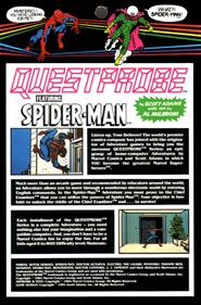 Questprobe featuring Spider-Man - Box - Back Image