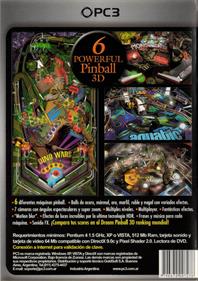 Dream Pinball 3D - Box - Back Image