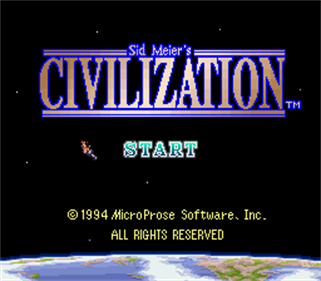 Sid Meier's Civilization - Screenshot - Game Title Image