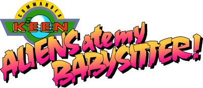Commander Keen: Aliens Ate My Babysitter! - Clear Logo Image