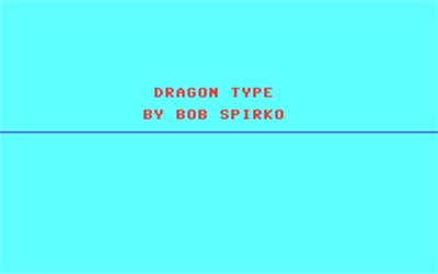 Dragon Type - Screenshot - Game Title Image