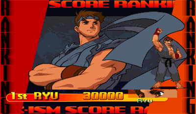 Street Fighter Alpha 3 - Screenshot - High Scores Image