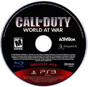 Call of Duty: World at War - Disc Image