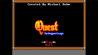 Quest: The Dungeon Escape - Screenshot - Game Title Image