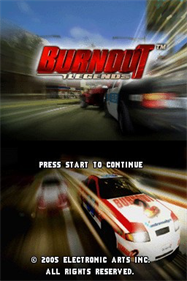 Burnout Legends - Screenshot - Game Title Image