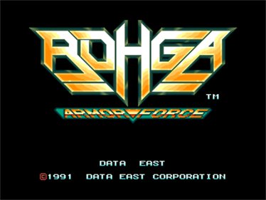 Rohga Armor Force - Screenshot - Game Title Image