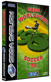 Sega Worldwide Soccer '98 - Box - 3D Image