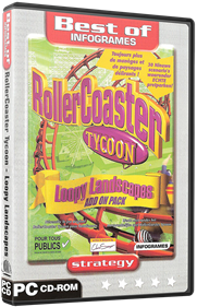 Rollercoaster Tycoon: Loopy Landscapes - Box - 3D Image